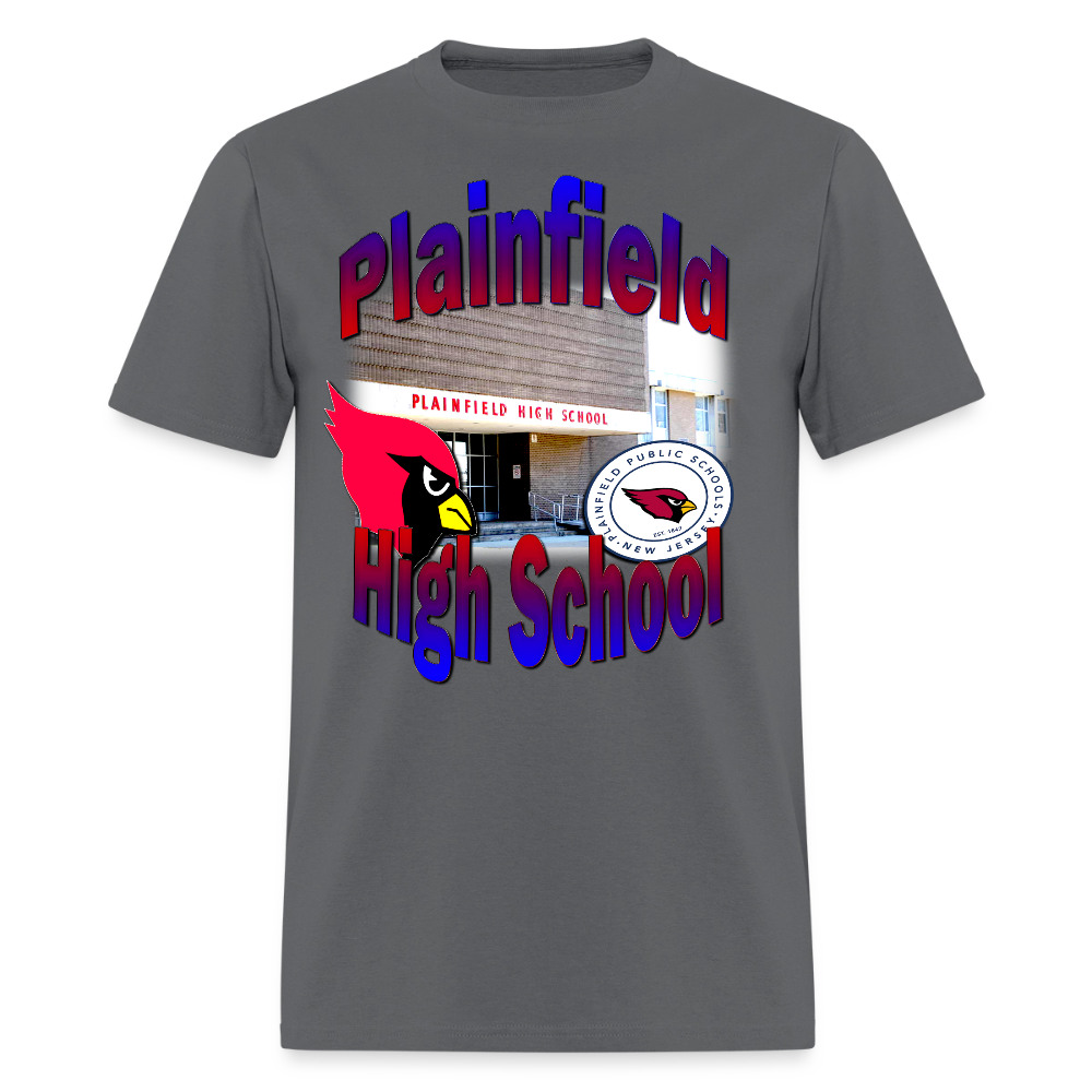 Plainfield High (NJ) T-Shirt - charcoal