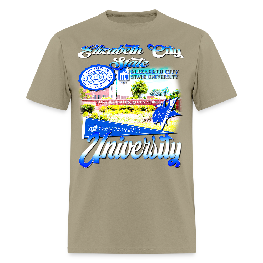 Elizabeth City State T-Shirt - khaki