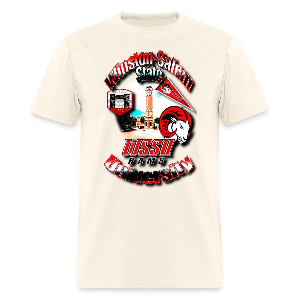 Winston-Salem State Tee - sweet cream heather