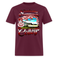 Coahoma Community College Tee - burgundy