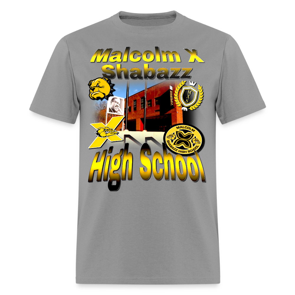 Malcolm X Shabazz High School T-Shirt - rock