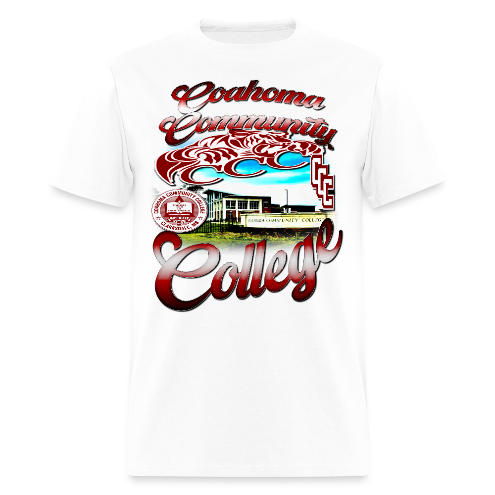 Coahoma Community College Tee - white