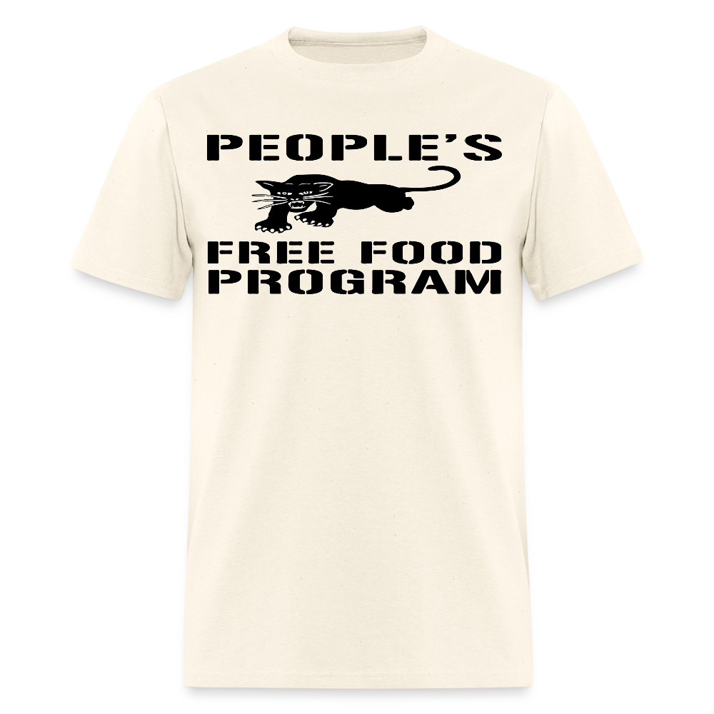 People's Free Food Program Tee - sweet cream heather