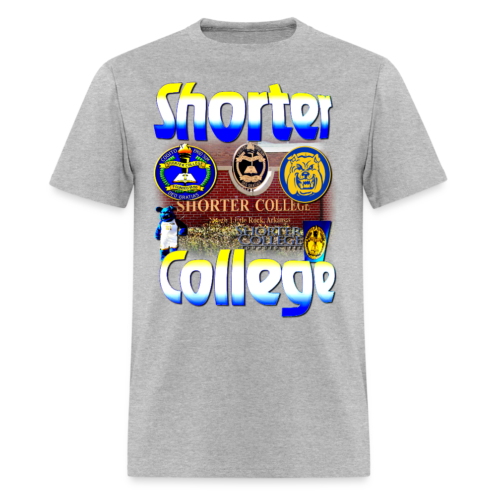 Shorter College Tee - heather gray