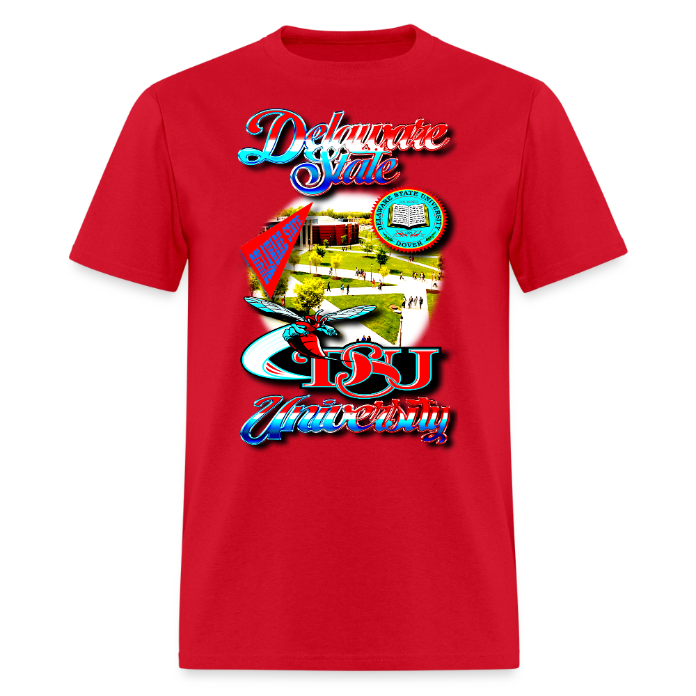 Delaware State T-Shirt - red