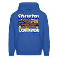 Shorter College Hoodie - royal blue