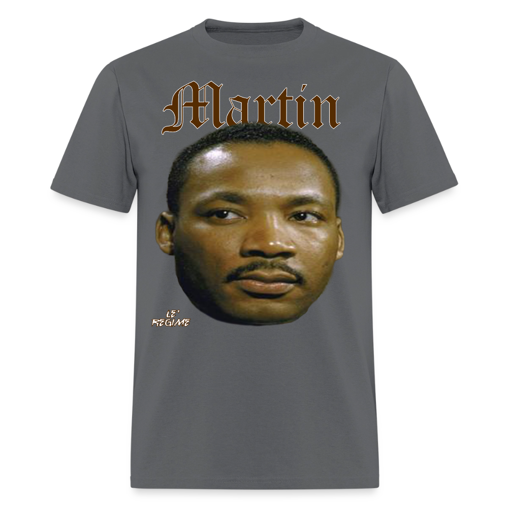 "Martin" Dr. Martin Luther King Jr. Tee - charcoal