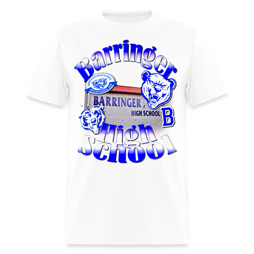 Barringer High School T-Shirt - white