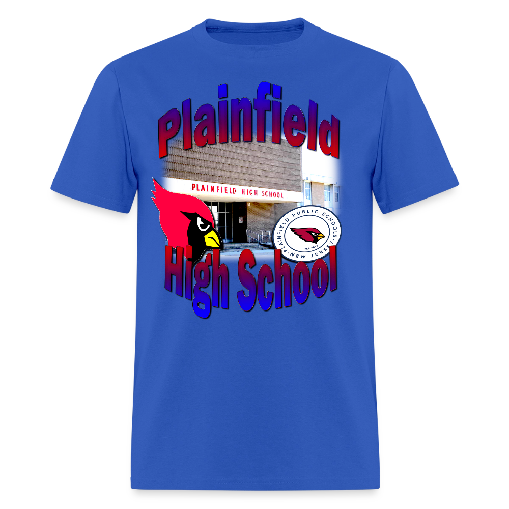 Plainfield High (NJ) T-Shirt - royal blue