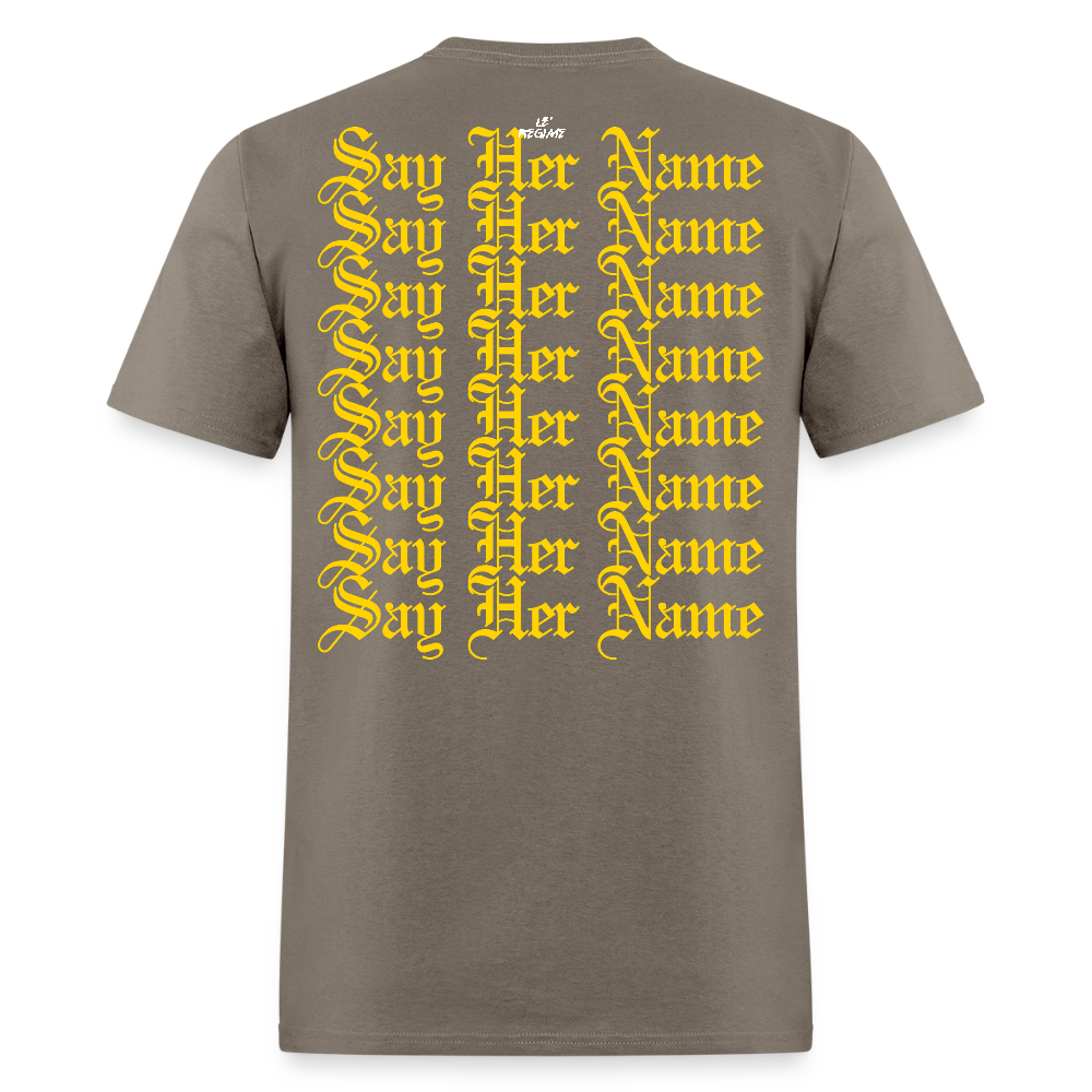Sandra Bland x Say Her Name Tee - safari