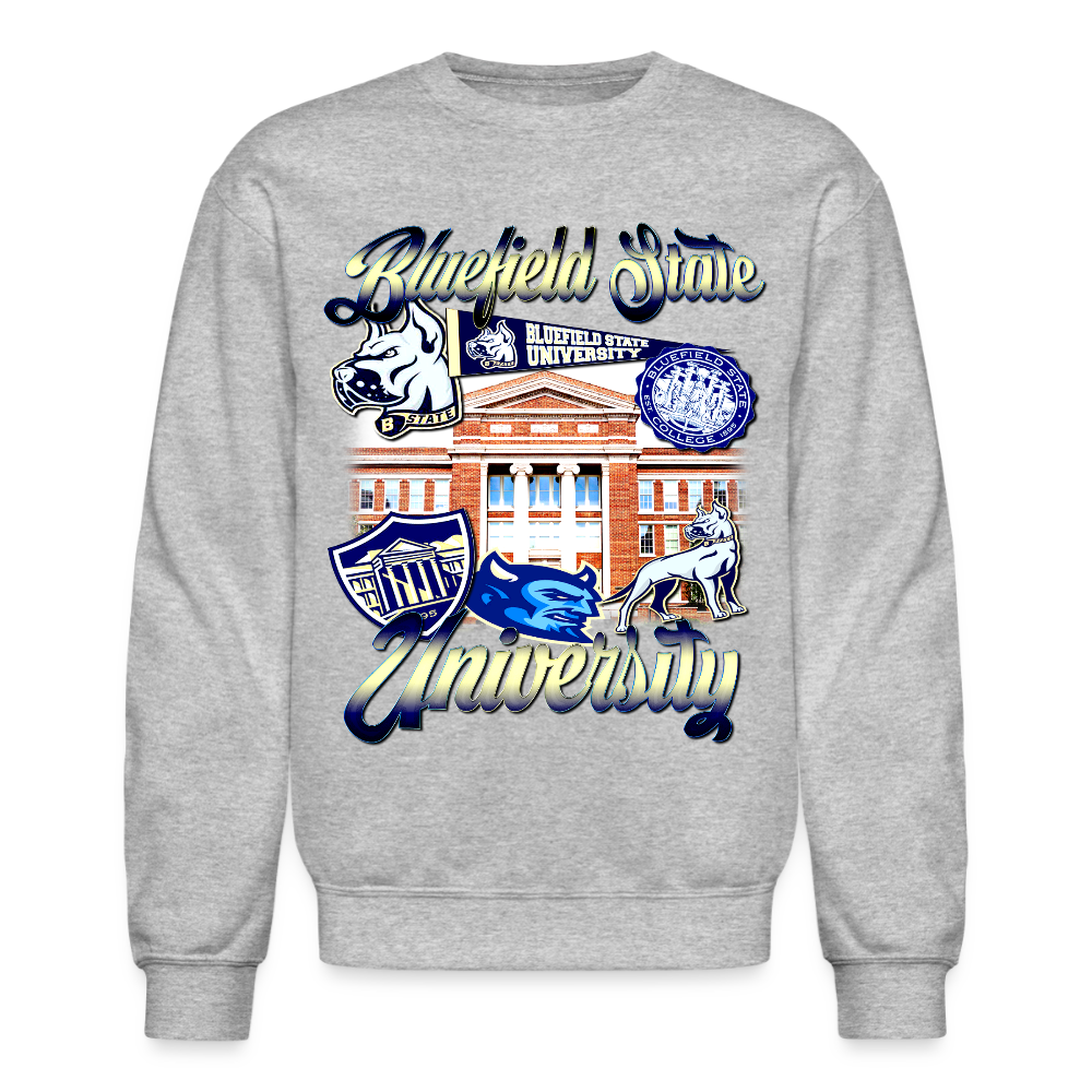 Bluefield State Sweatshirt - heather gray