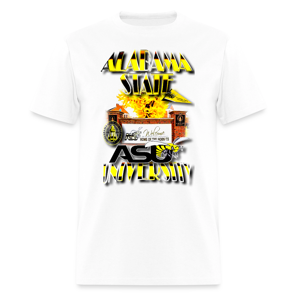 Alabama State Tee - white