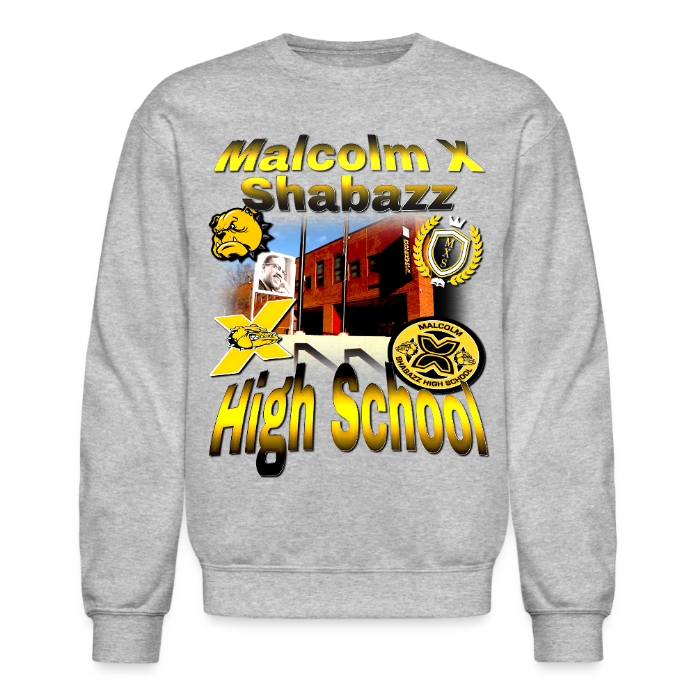 Malcolm X Shabazz High School Sweatshirt - heather gray