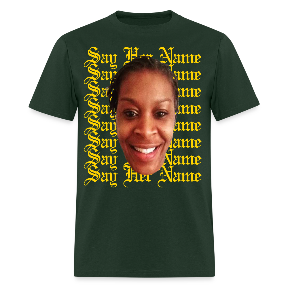 Sandra Bland x Say Her Name Tee - forest green