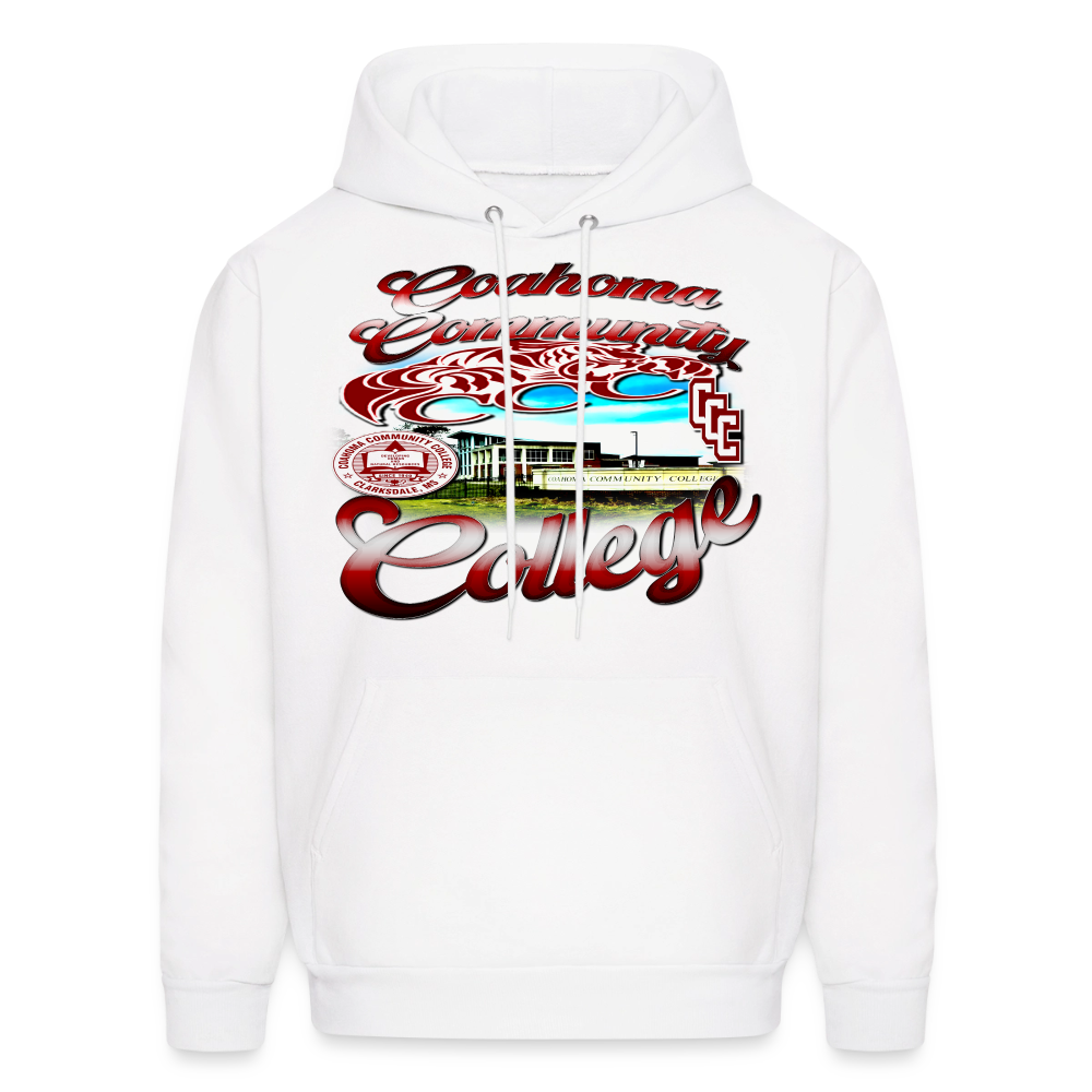 Coahoma Community College Hoodie - white