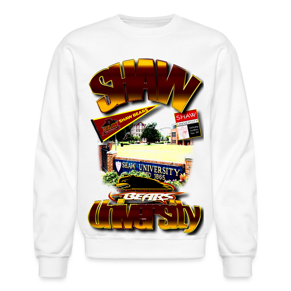 Shaw University Sweatshirt - white