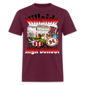 Hillside High (NJ) T-Shirt - burgundy