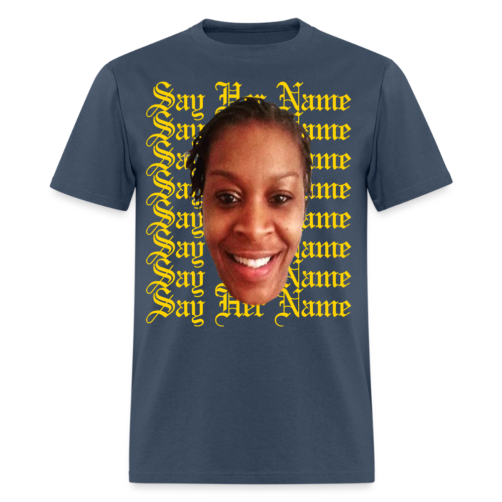 Sandra Bland x Say Her Name Tee -  blue dusk