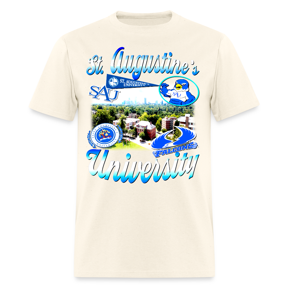 St. Augustine's University Tee - sweet cream heather