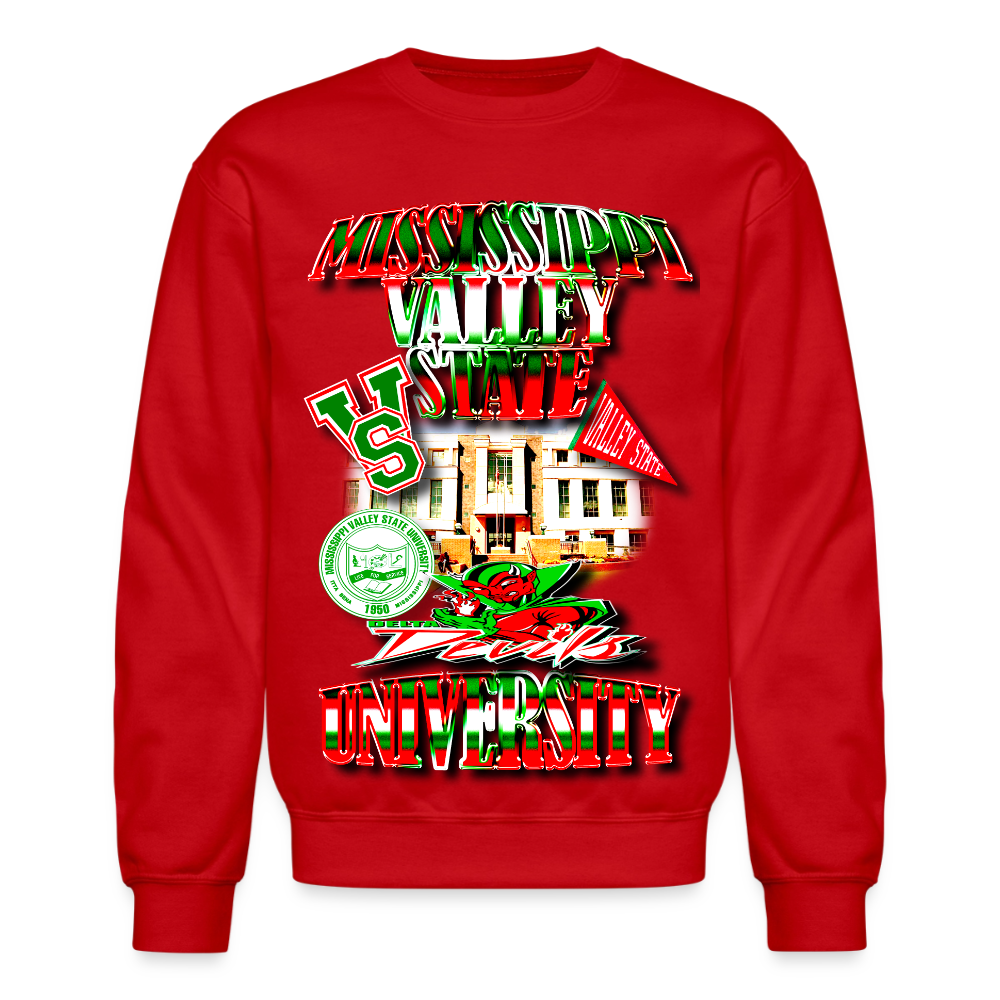 Mississippi Valley State Sweatshirt - red
