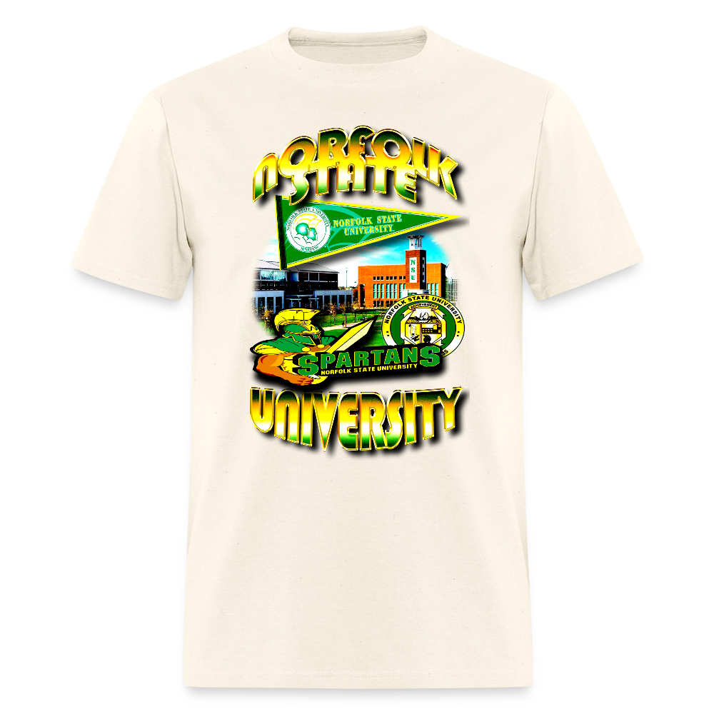 Norfolk State Tee - sweet cream heather