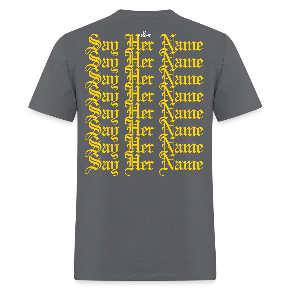 Sandra Bland x Say Her Name Tee - charcoal