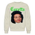 "Coretta" Coretta Scott King Tee Sweatshirt - Sand