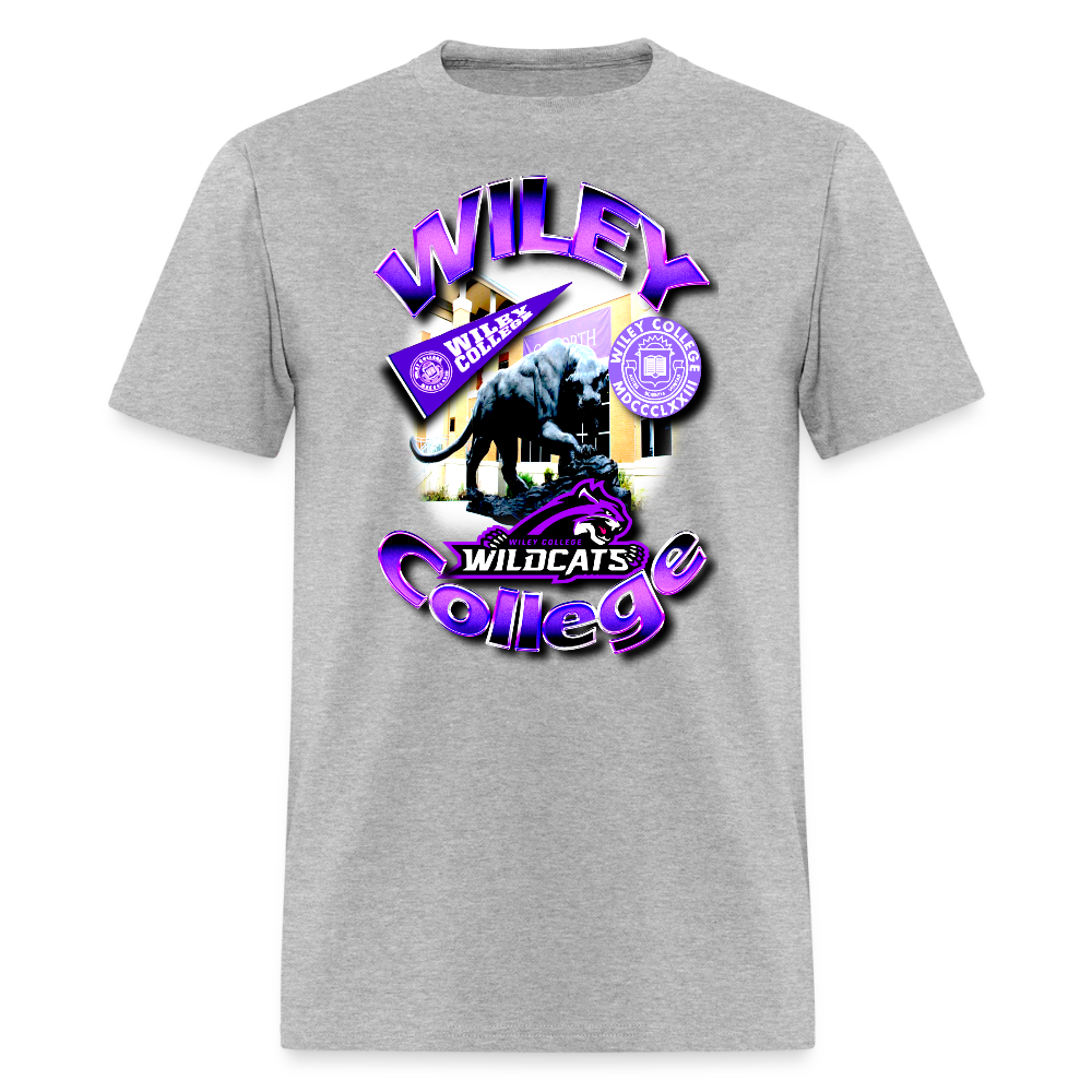 Wiley College Tee - heather gray