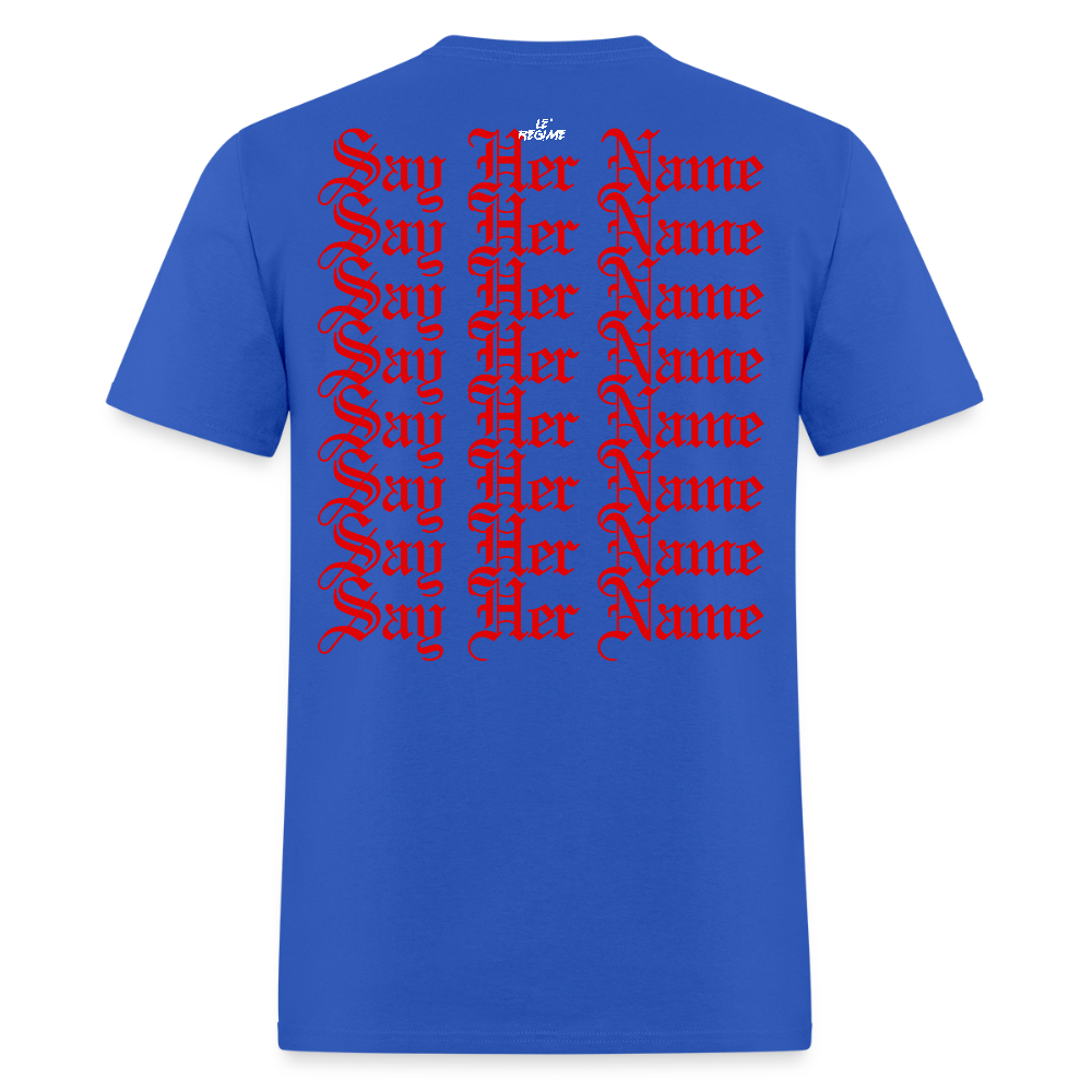 Breonna Taylor x Say Her Name Tee - royal blue