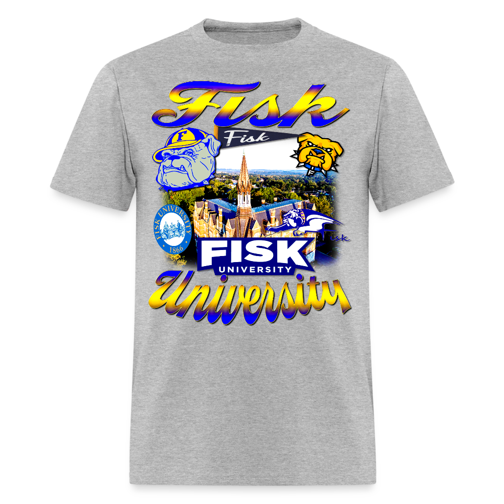 Fisk University Tee - heather gray