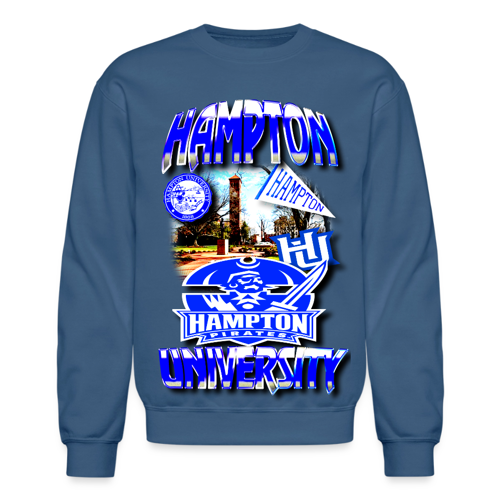 Hampton University Sweatshirt - indigo blue