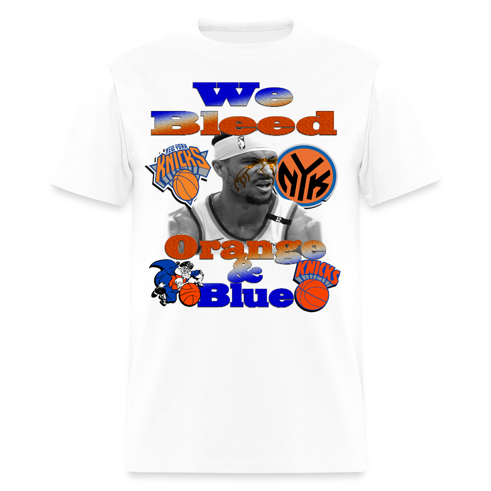 We Bleed Orange & Blue x Josh Hart Knicks Tee - white