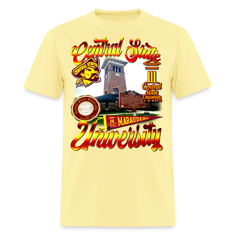 Central State Tee - cornsilk