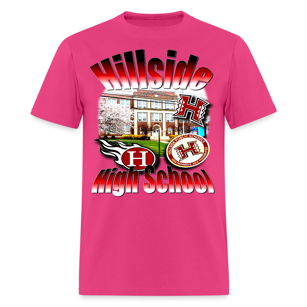 Hillside High (NJ) T-Shirt - fuchsia