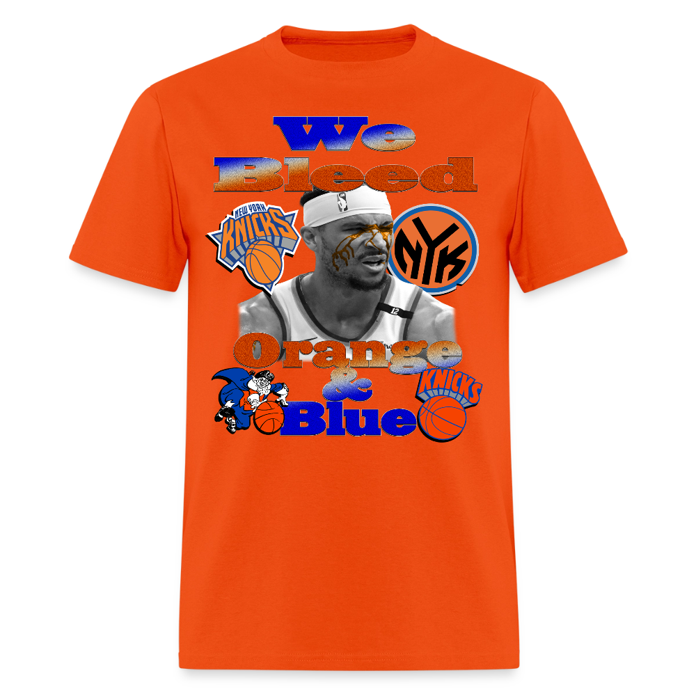 We Bleed Orange & Blue x Josh Hart Knicks Tee - orange