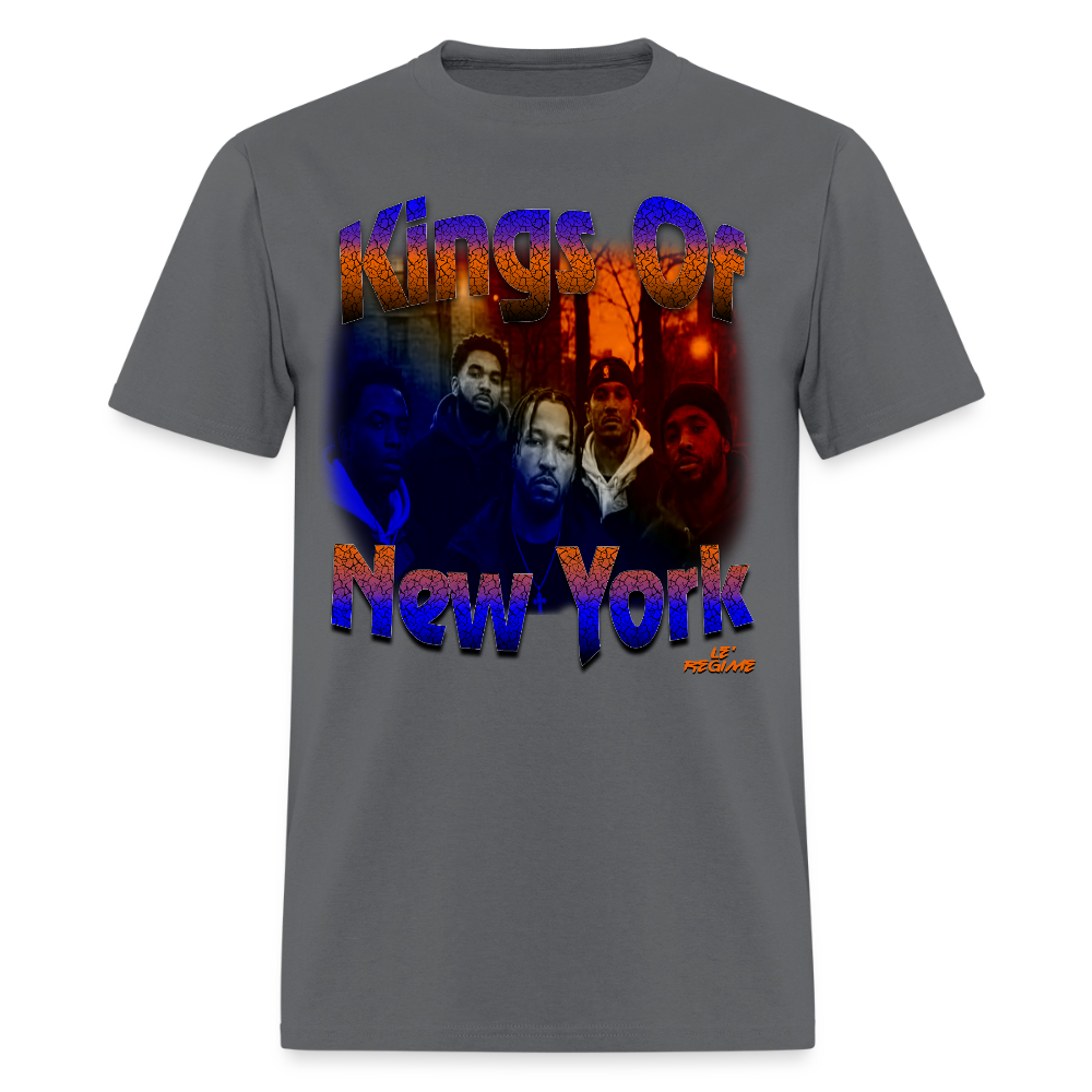 Kings Of New York Tee - charcoal