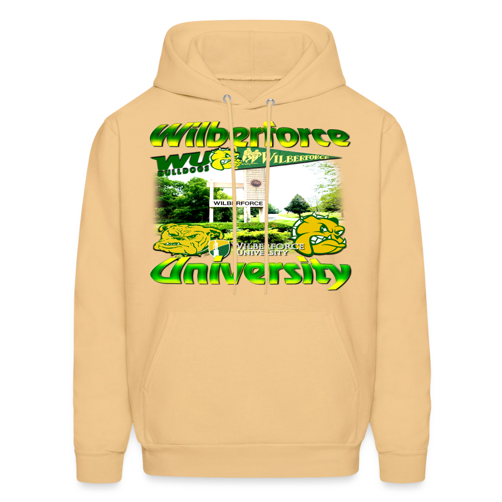 Wilberforce University Hoodie - light gold 