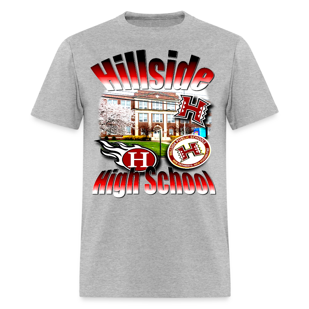 Hillside High (NJ) T-Shirt - heather gray