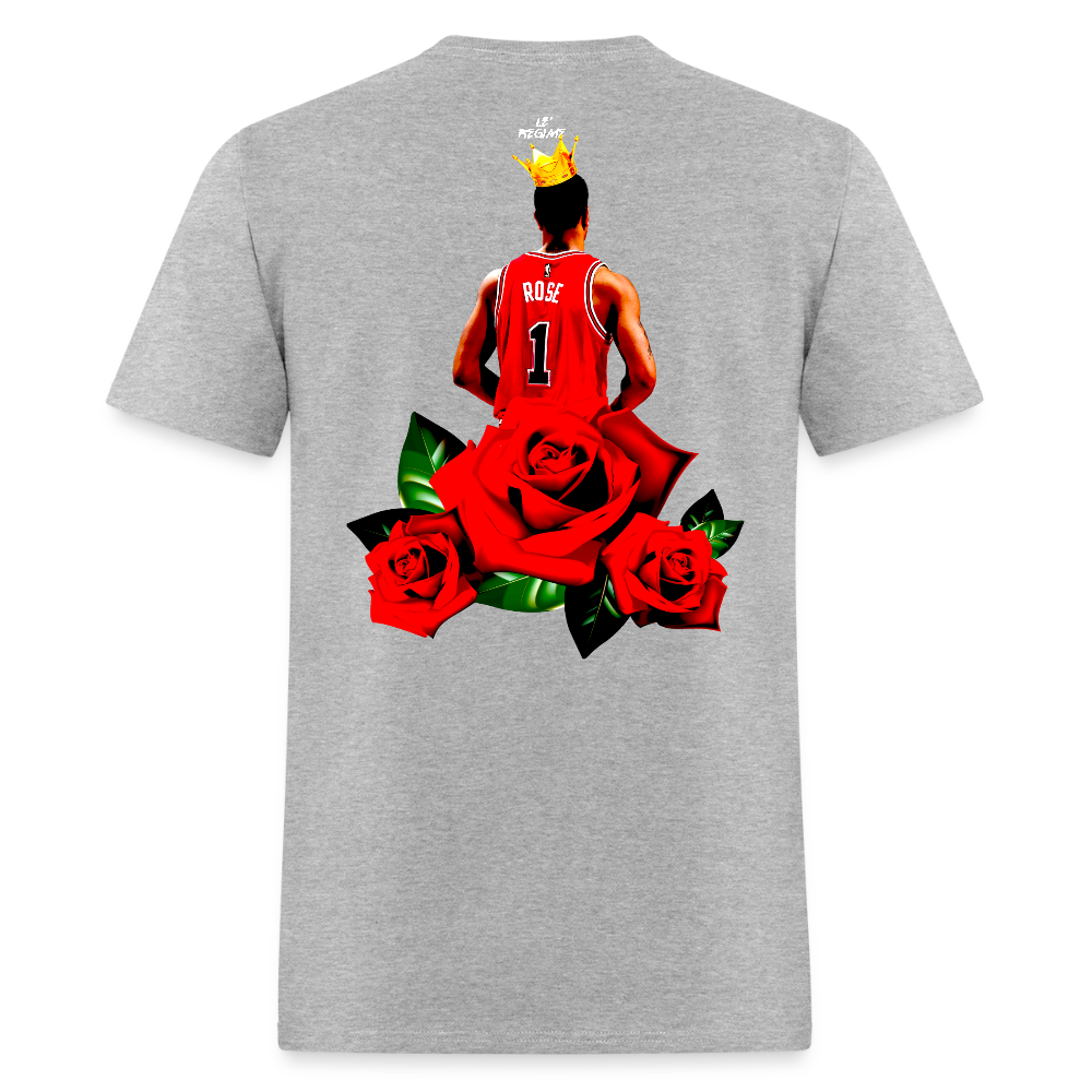 Smell The Roses Tee - heather gray