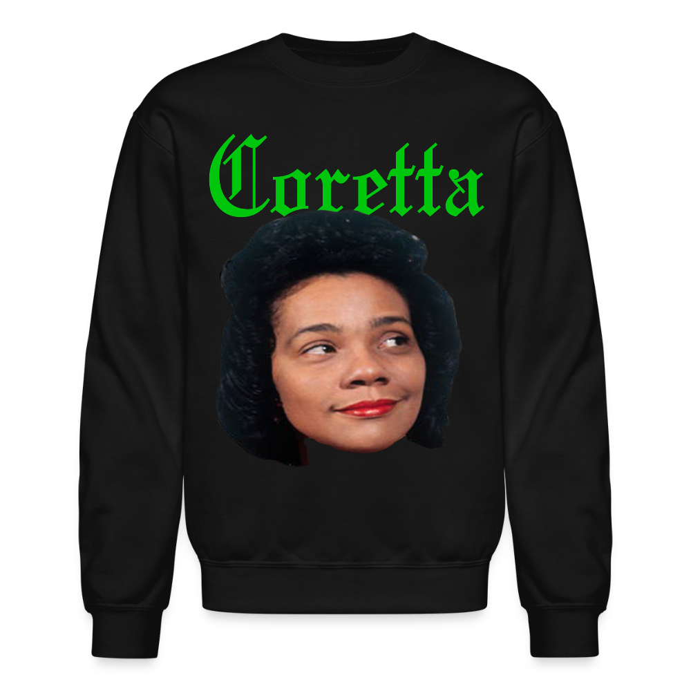 "Coretta" Coretta Scott King Tee Sweatshirt - black