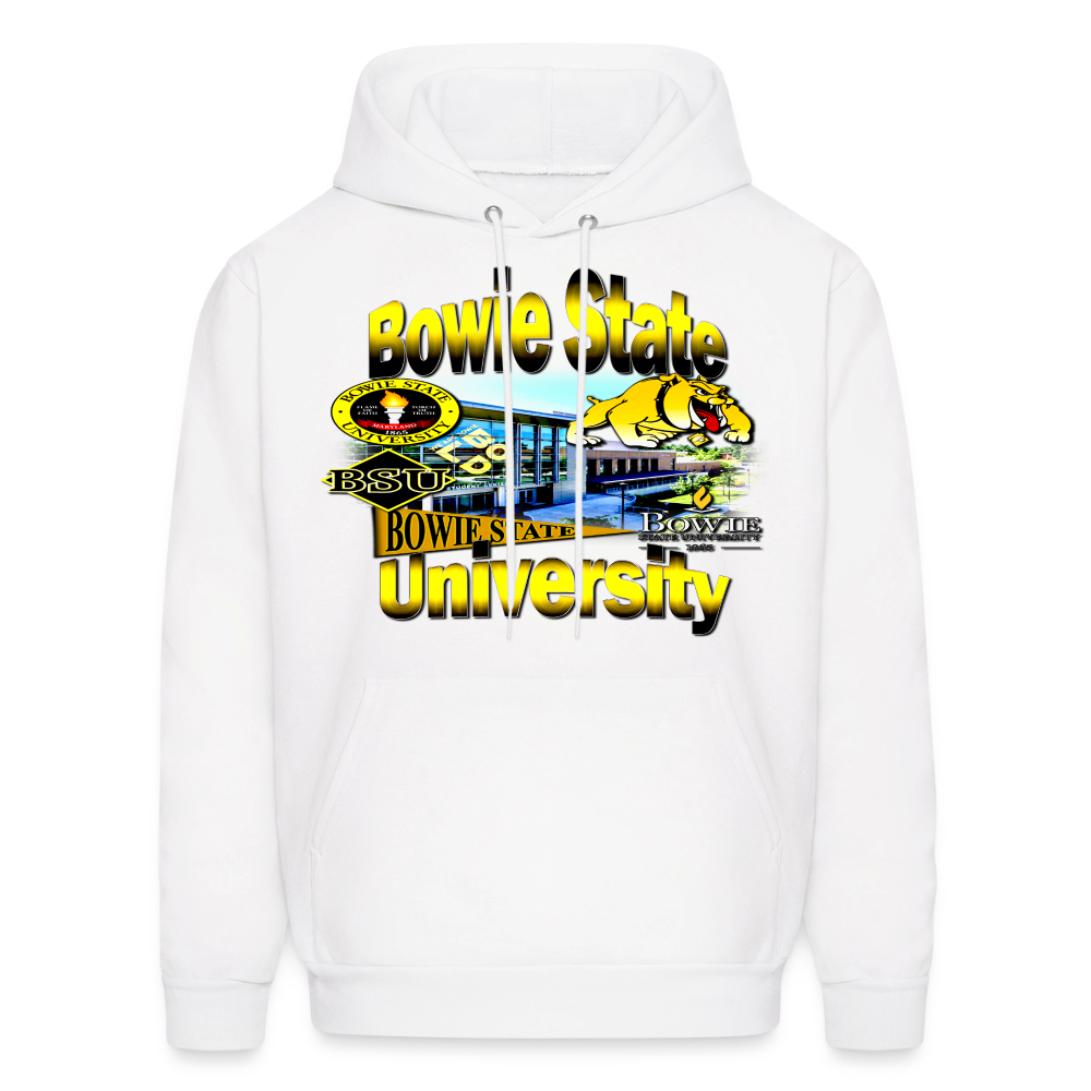 Bowie State Hoodie - white
