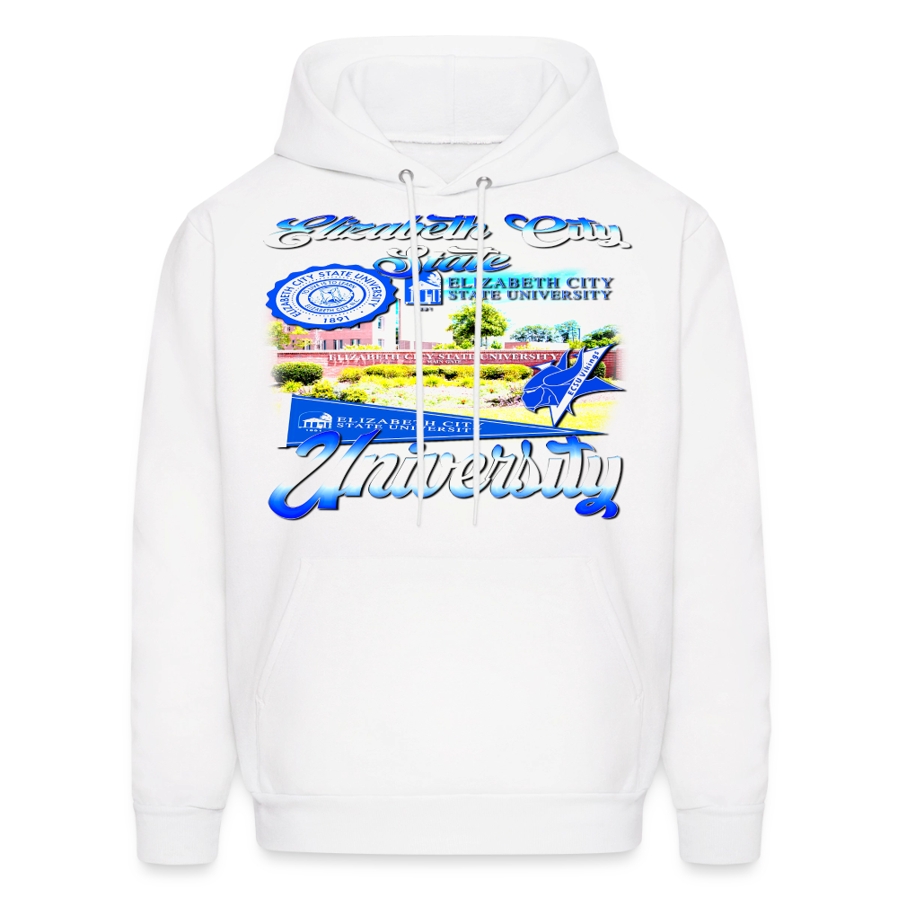 Elizabeth City State Hoodie - white