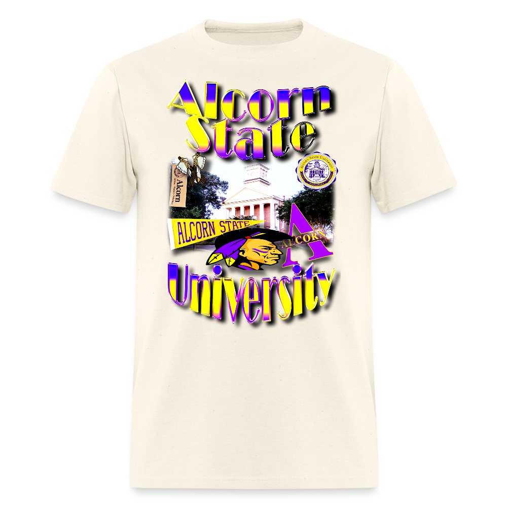 Alcorn State Tee - sweet cream heather