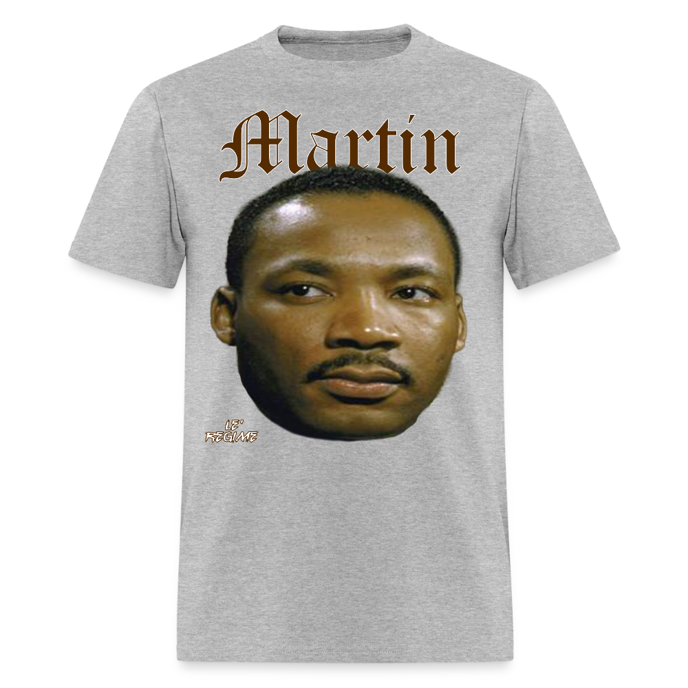 "Martin" Dr. Martin Luther King Jr. Tee - heather gray