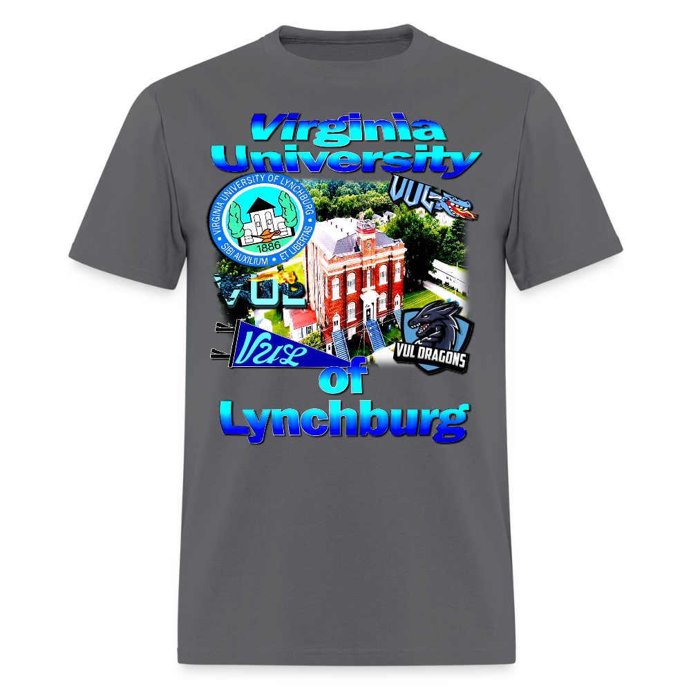 Virginia University of Lynchburg Tee - charcoal