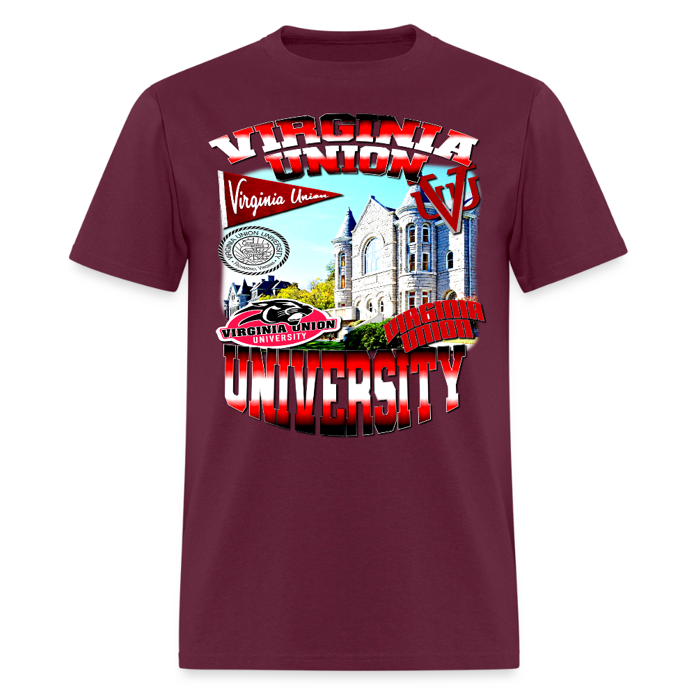 Virginia Union Tee - burgundy