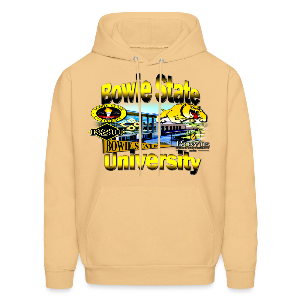 Bowie State Hoodie - light gold 