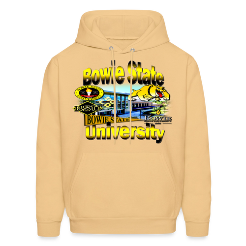 Bowie State Hoodie - light gold 