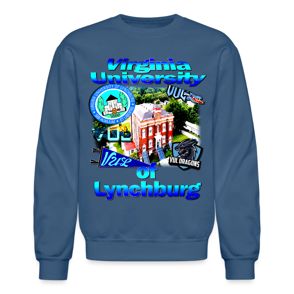 Virginia University of Lynchburg Sweatshirt - indigo blue
