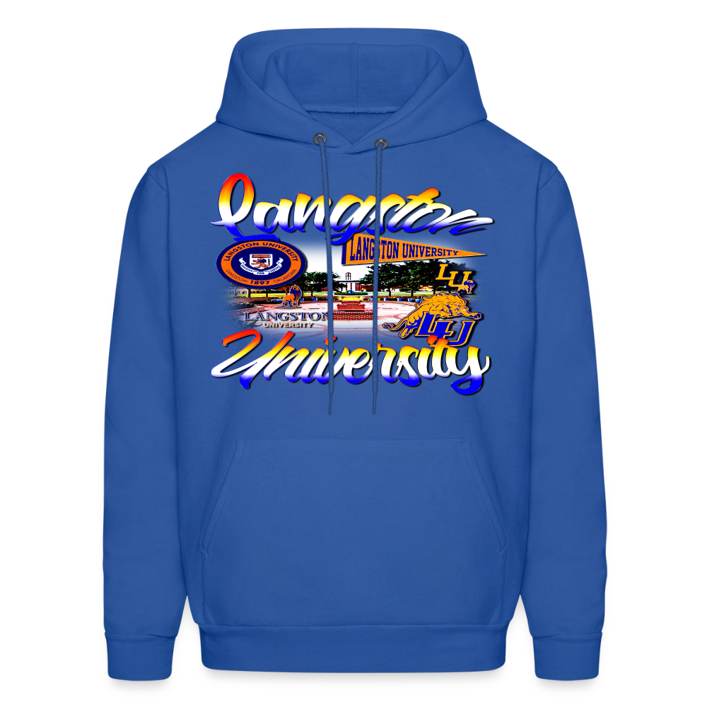 Langston University Hoodie - royal blue